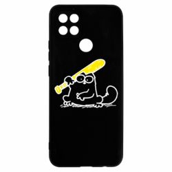 Чехол для Oppo A15s/A15 Кот Саймона с битой - PrintSalon