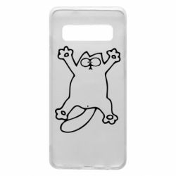 Чехол для Samsung S10 Кот-звезда - PrintSalon