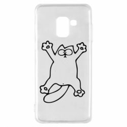 Чехол для Samsung A8 2018 Кот-звезда - PrintSalon
