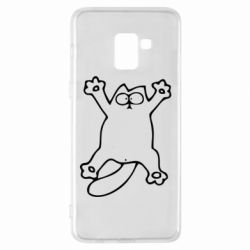 Чехол для Samsung A8+ 2018 Кот-звезда - PrintSalon