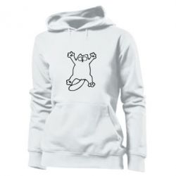 Женское худи Кот-звезда - PrintSalon
