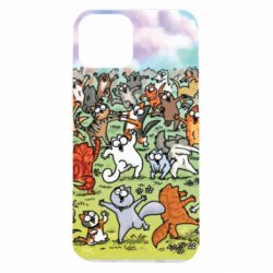 Чехол для iPhone 14 Коти танцюють