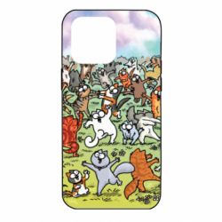 Чохол для iPhone 14 Pro Max Коти танцюють - PrintSalon