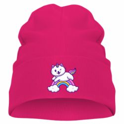 Детская шапка Котик-единорог - PrintSalon