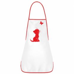 Фартук котик и бабочка - PrintSalon