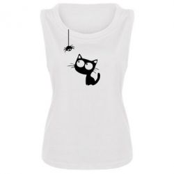 Майка жіноча Котик і павук