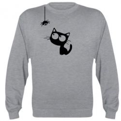 Cвитшот Котик и паук