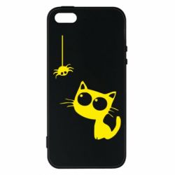 Чохол для iphone 5/5S/SE Котик і павук