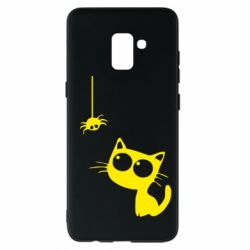 Чохол для Samsung A8+ 2018 Котик і павук