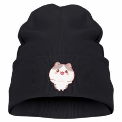 Детская шапка Котик обнимает тебя - PrintSalon