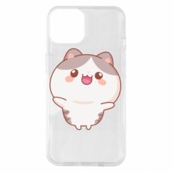 Чехол для iPhone 14 Котик обнимает тебя