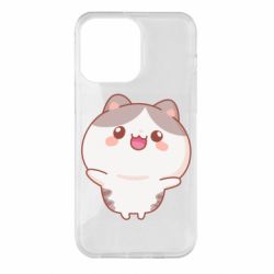 Чехол для iPhone 14 Pro Max Котик обнимает тебя