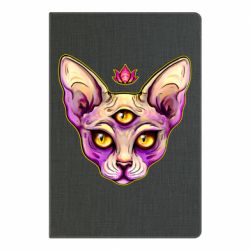 Блокнот Котик сфинкс розовый - PrintSalon