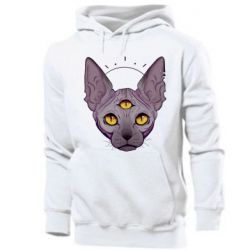 Мужское худи Котик сфинкс - PrintSalon