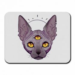 Коврик для мыши Котик сфинкс - PrintSalon