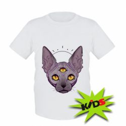 Детская футболка Котик сфинкс - PrintSalon