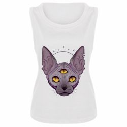 Женская майка Котик сфинкс - PrintSalon