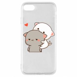 Чехол для iPhone SE 2022 Котики кохання - PrintSalon