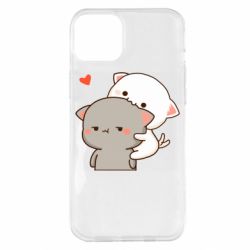 Чехол для iPhone 14 Plus Котики кохання - PrintSalon