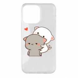 Чехол для iPhone 14 Pro Max Котики кохання - PrintSalon