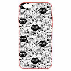 Чохол для iPhone 6 Plus/6S Plus Коти патерн - PrintSalon