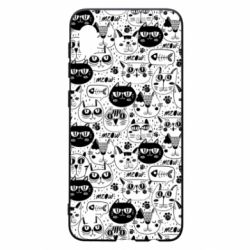 Чохол для Samsung A10 Коти патерн - PrintSalon