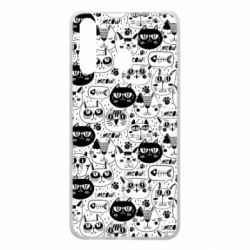 Чохол для Samsung A60 Коти патерн - PrintSalon
