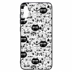 Чохол для Samsung A70 Коти патерн - PrintSalon