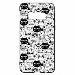 Чохол для Samsung S10e Коти патерн - PrintSalon