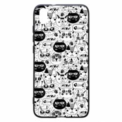 Чохол для Xiaomi Redmi 7A Коти патерн - PrintSalon