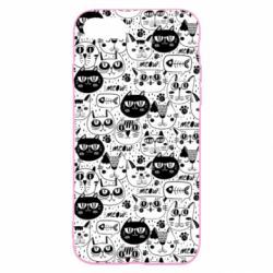 Чохол для iPhone 8 Коти патерн - PrintSalon