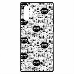 Чохол для Samsung Note 10 Plus Коти патерн - PrintSalon