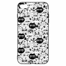 Чохол для iPhone 8 Plus Коти патерн - PrintSalon