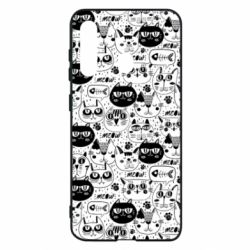 Чохол для Samsung M40 Коти патерн - PrintSalon