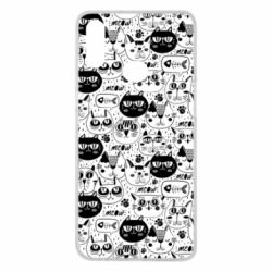 Чохол для Samsung A10s Коти патерн - PrintSalon