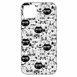 Чохол для iPhone 14 Plus Коти патерн - PrintSalon
