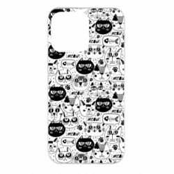 Чохол для iPhone 14 Pro Max Коти патерн - PrintSalon