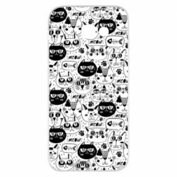 Чохол для Samsung A5 2017 Коти патерн - PrintSalon