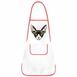 Фартух Котя сфінкс жовті очі - PrintSalon