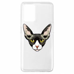 Чохол для Oppo A74 4G Котя сфінкс жовті очі - PrintSalon