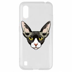 Чохол для Samsung A01 / M01 Котя сфінкс жовті очі - PrintSalon