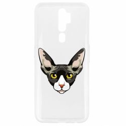 Чохол для Oppo A5/A9 2020 Котя сфінкс жовті очі - PrintSalon