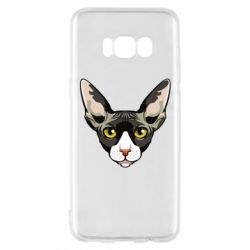 Чохол для Samsung S8 Котя сфінкс жовті очі - PrintSalon