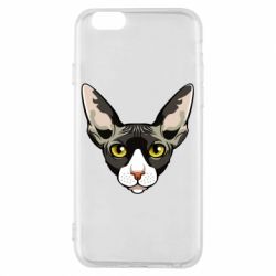 Чохол для iPhone 6/6S Котя сфінкс жовті очі - PrintSalon