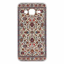 Чехол для Samsung J3 2016 Ковёр с цветочным узором - PrintSalon