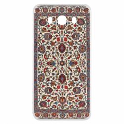 Чехол для Samsung J7 2016 Ковёр с цветочным узором - PrintSalon