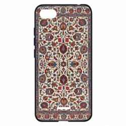 Чехол для Xiaomi Redmi 6A Ковёр с цветочным узором - PrintSalon