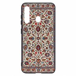 Чехол для Samsung M40 Ковёр с цветочным узором - PrintSalon
