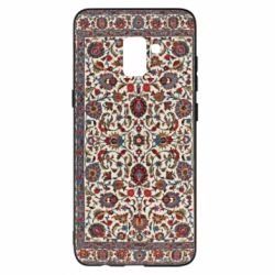 Чехол для Samsung A8+ 2018 Ковёр с цветочным узором - PrintSalon