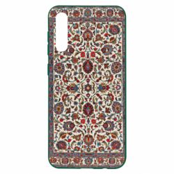 Чехол для Samsung A50 Ковёр с цветочным узором - PrintSalon
